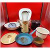 Image 1 : Enamelware Pots, Pans, & Bedpan