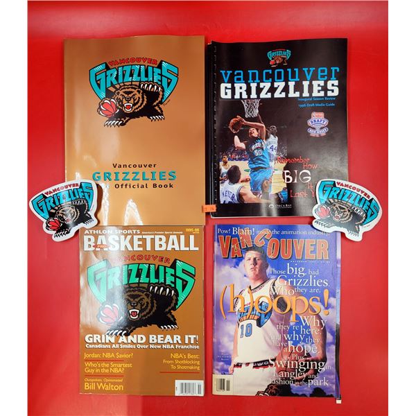 Vancouver Grizzlies Magazines & Stickers