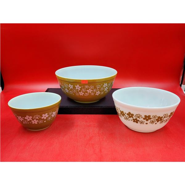 Pyrex Spring Blossom Mixing Bowls