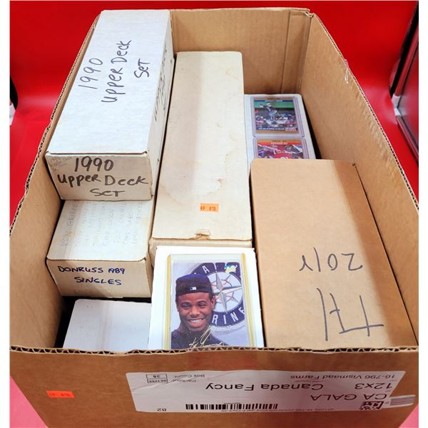 Assorted Sports Cards (Includes Hockey, Baseball, & Football)