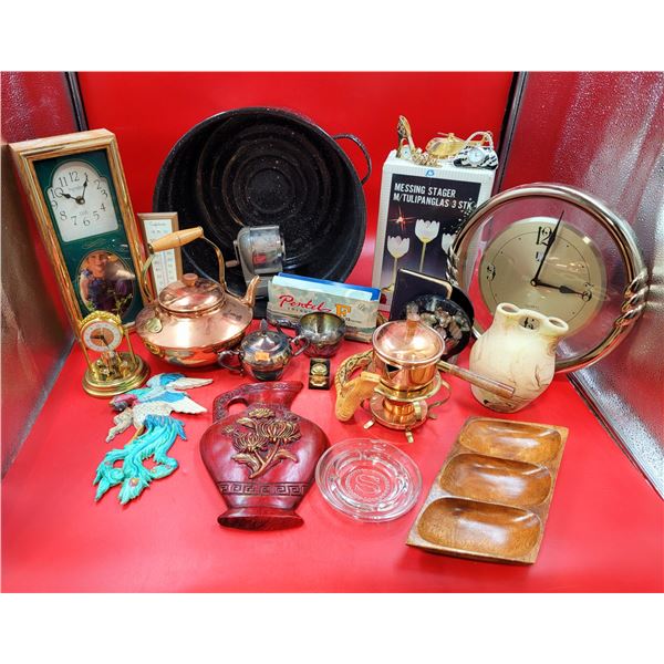 VTG Miscellaneous Lot w/ Copper Fondue Set