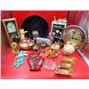 Image 1 : VTG Miscellaneous Lot w/ Copper Fondue Set