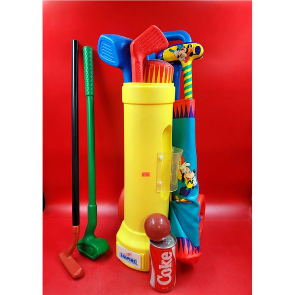 VTG Mickey Mouse Golf Clubs & Bag