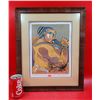 Image 1 : Framed & Signed "Nose Flute" Print