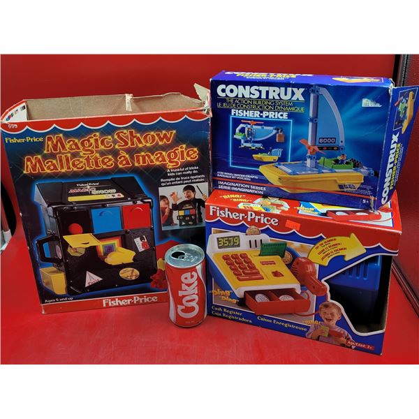 Fisher-Price Magic Show, Construx, & Cash Register