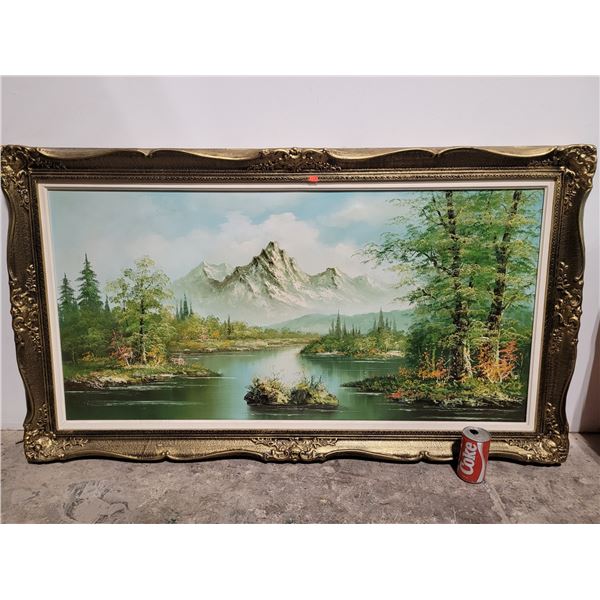Framed Original Oil Landscape Painting by L. London