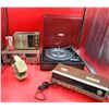 Image 1 : Procom Record Player, Lloyd's Receiver, Radio, & Sanyo Cassette Deck