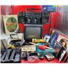 Image 1 : VTG Electronics Lot w/ Sony TV, Cameras, & Vinyl Records