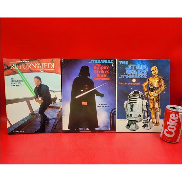3 VTG Star Wars Hardcover Books