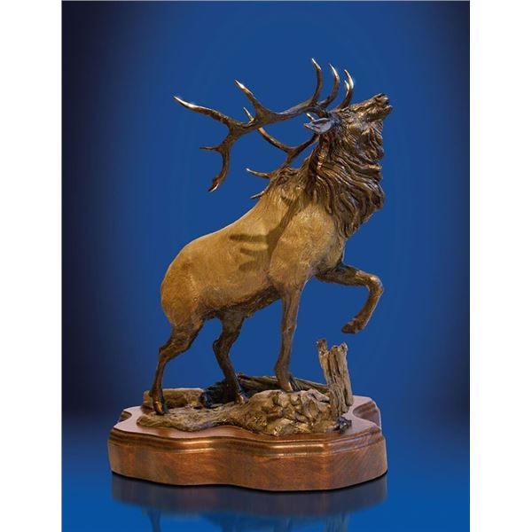Wapiti Bronze Statue from Foundation Michelangelo
