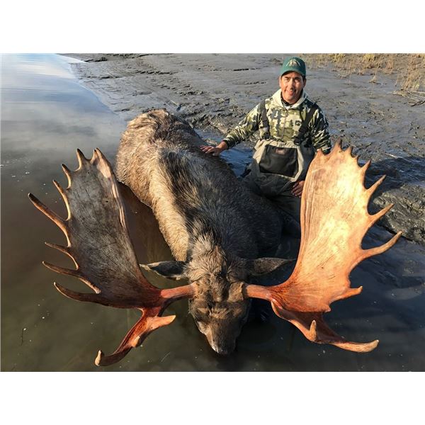 Wish Hunt A Guided 2 Hunter River Based Alaskan Moose Hunt   from   BBB Outfitters Alaska