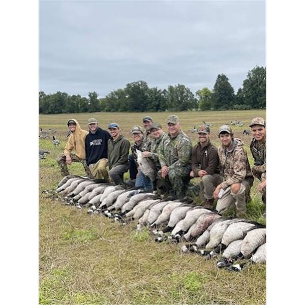 Guided Michigan Goose Hunt for 6 and Turkey Hunt  for 1 Package   from Sunkenland Outfitters