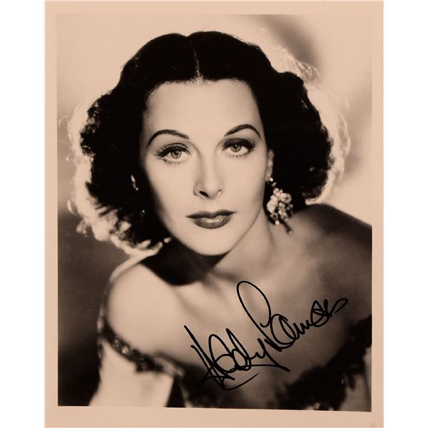 Hedy Lamarr signed promo photo
