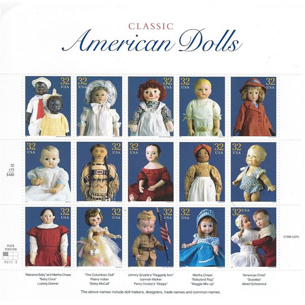Classic American Dolls Stamp Set
