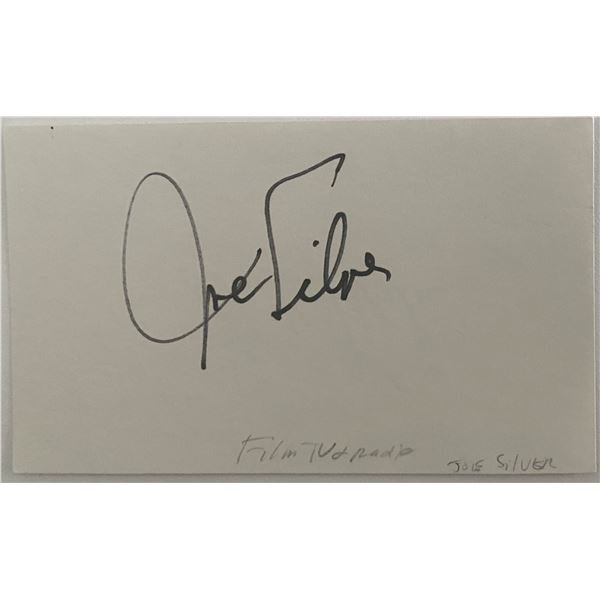 Joe Silver original signature