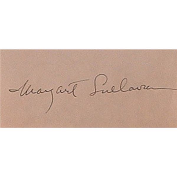 Margaret Sullavan signature slip