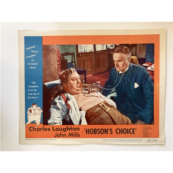 Hobson's Choice original 1954 vintage lobby card