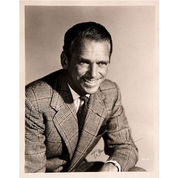 Douglas Fairbanks signed portrait photo