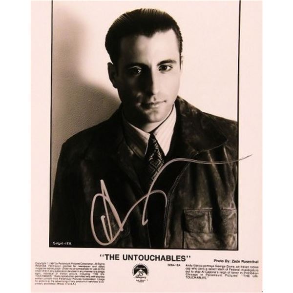 Andy García signed Untouchables promo photo