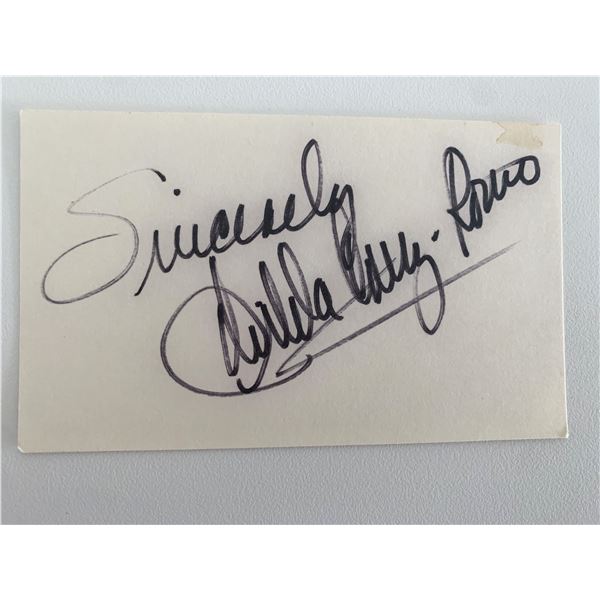 Gilda Cruz-Romo original signature