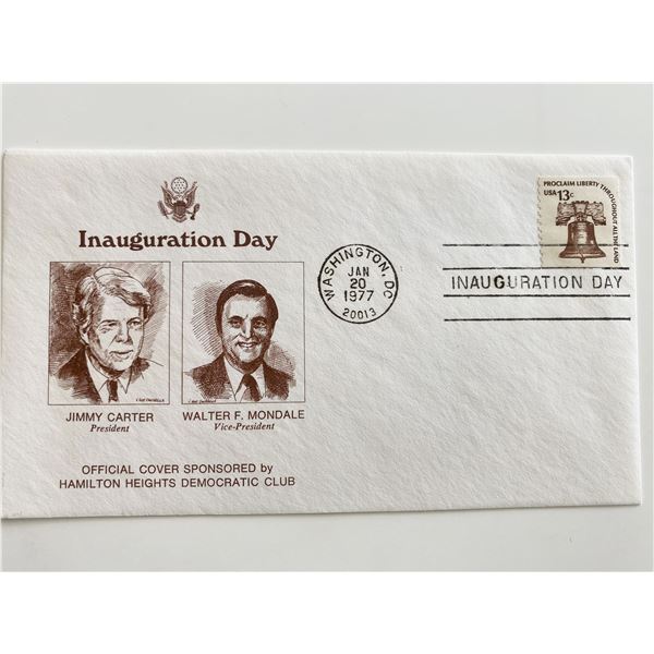 Jimmy Carter Inauguration Day Cover