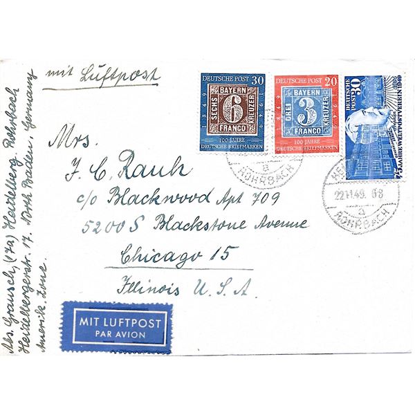 Deutsche Post First Day Cover 1968