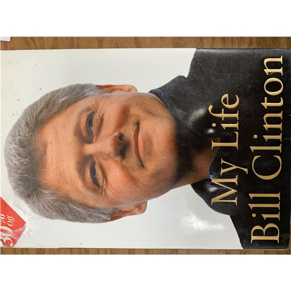Bill Clinton signed book