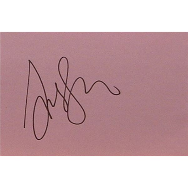Sopranos Lorraine Bracco signature slip