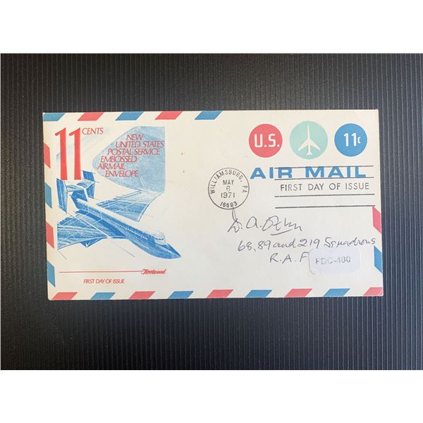 Douglas Oxby signed first day cover