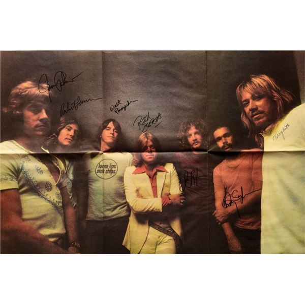 Chicago signed album insert poster