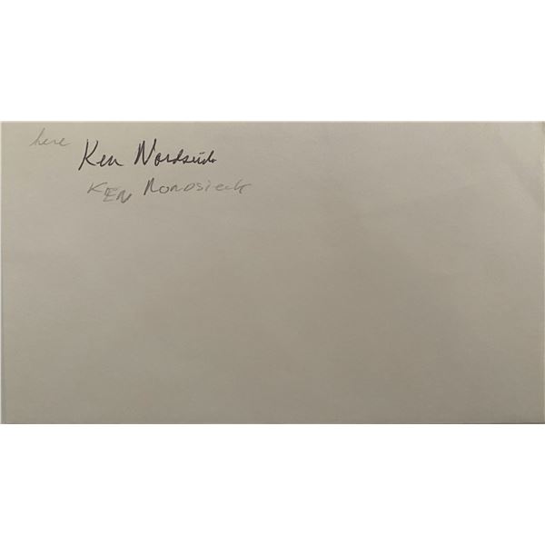 US Astronaut Ken Nordsieck original signature