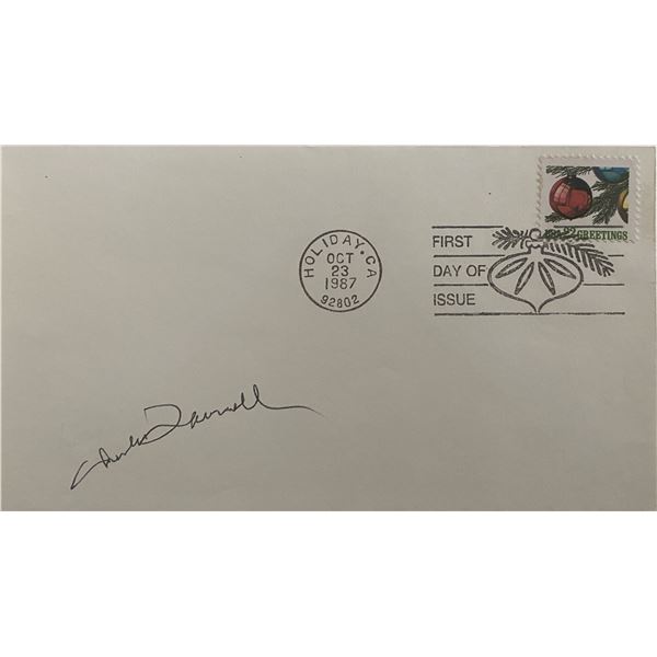 Actor Charles Farrell signed 1987 cover