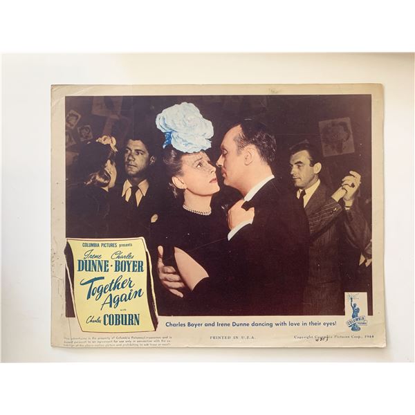 Together Again original 1944 vintage lobby card