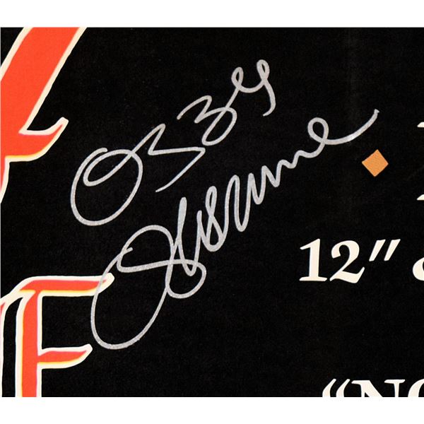 Ozzy Osbourne signed "No Rest For The Wicked" promo poster