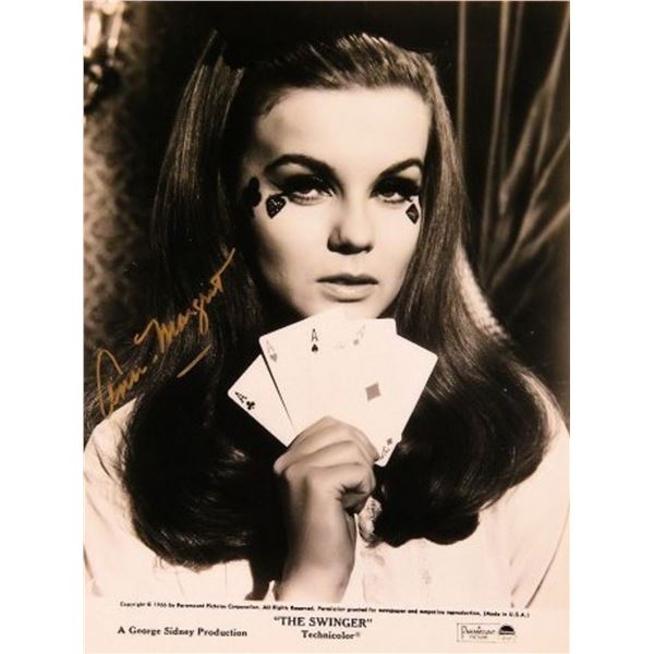 Ann Margret signed The Swinger movie photo