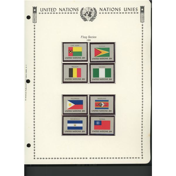 United Nations New York Stamps 1982