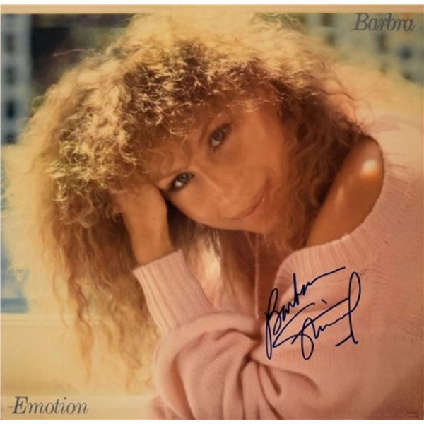 Barbra Streisand signed Emotion album