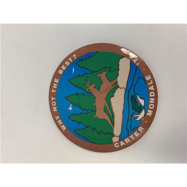 Why Not the Best? Carter Mondale 1976 pin