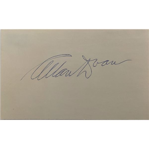 Director Allan Dwan original signature