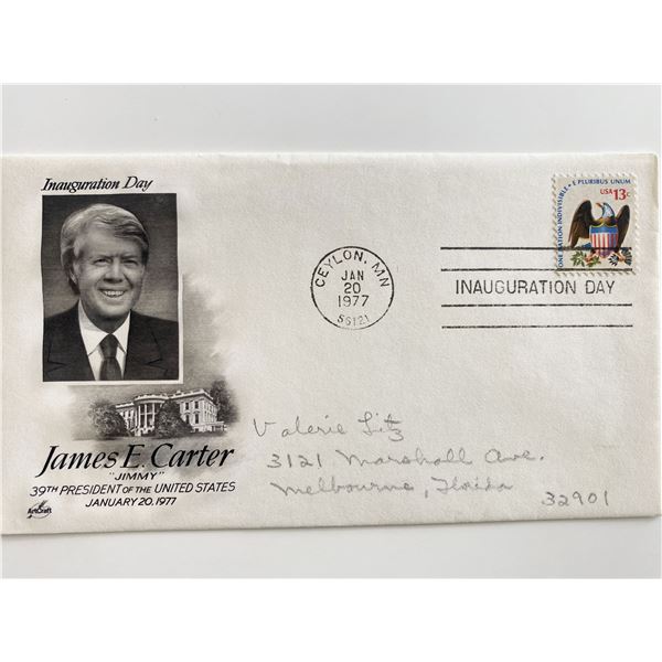 Jimmy Carter Inauguration Day Cover