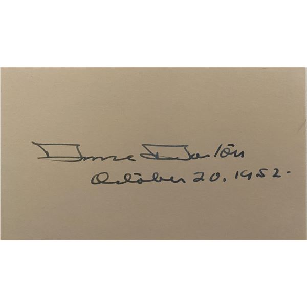 Bruce Barton original signature