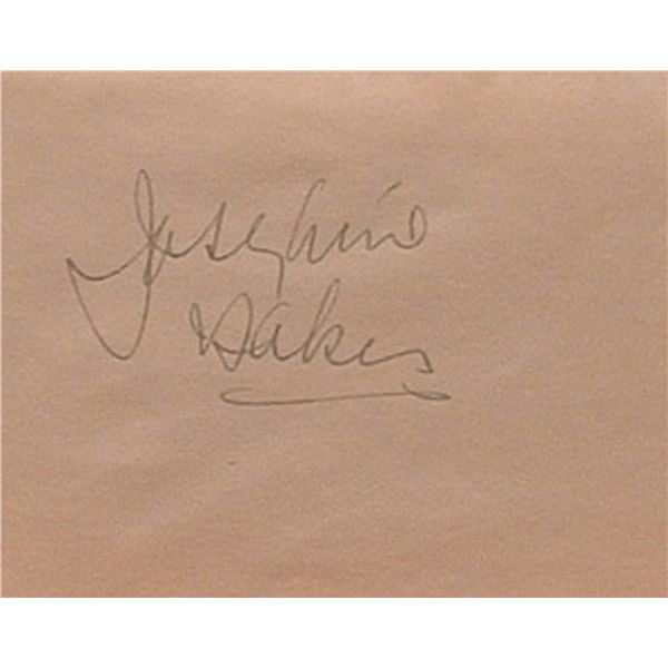 Josephine Baker signature slip