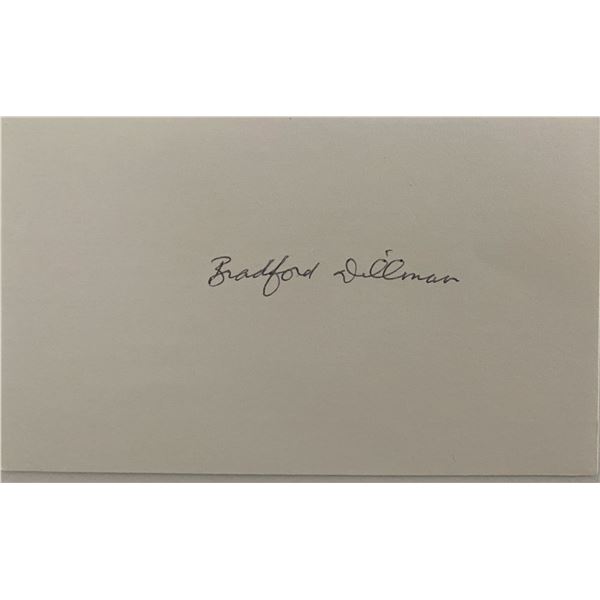 Bradford Dillman original signature