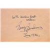 Image 1 : George Gershwin signature slip