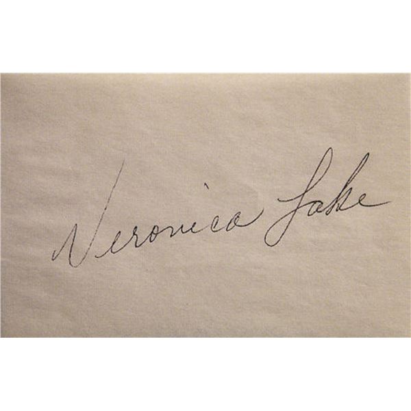 Veronica Lake signature slip