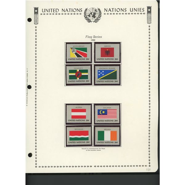 United Nations New York Stamps 1982