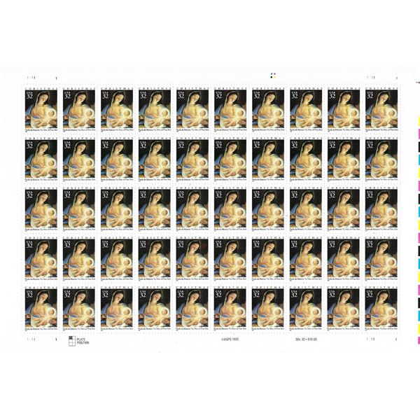 Traditional Christmas: Madonna and Child Stamps