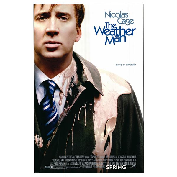 The Weather Man 2004 original double-sided movie poster
