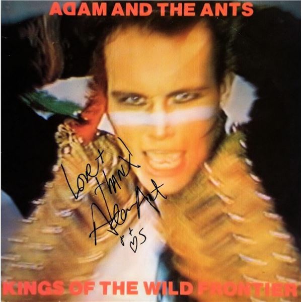 Adam and the Ants Kings Of The Wild Frontier signed album