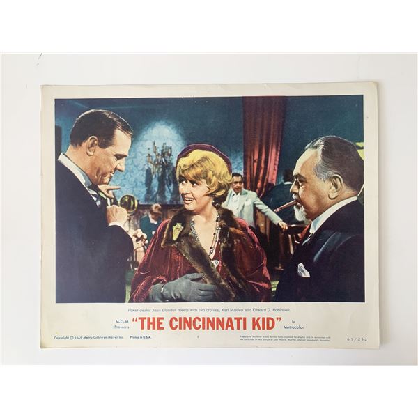 The Cincinnati Kid original 1965 vintage lobby card